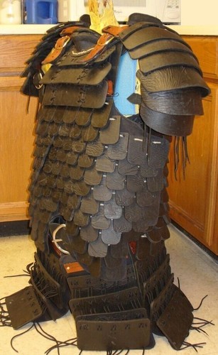 Halloween leather body armor - body,