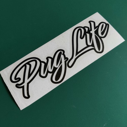 Pug life text style - pug,