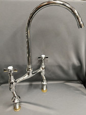 CHROME BRIDGE MIXER TAPS