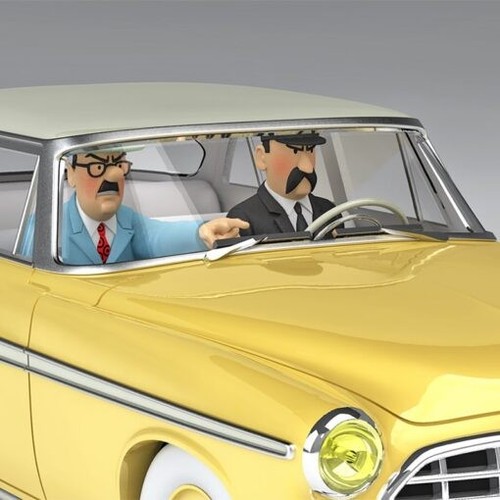 Voiture tintin model - voiture,