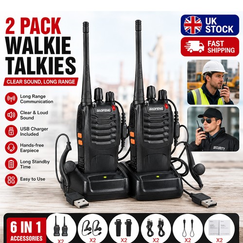 2pack baofeng 888s radio - 2pack,