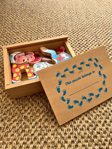 Curious george wooden puzzle - george,