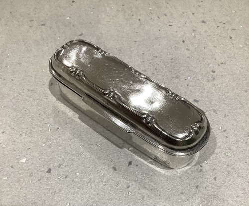 Antique sterling silver snuff - sterling,