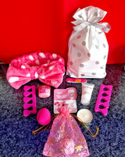 Pre Filled Girls Pamper Party Bags, 10 Items! Sleepovers, Birthday Party Favours