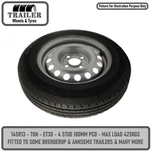 145 80r13 trailer wheel and - 145/80r13,