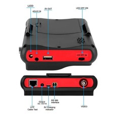 CCTV Test Monitor Tool AHD TVI CV Camera Tester Vedio Testing Wide Compatibility