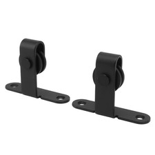 ɪMini Black Sliding Barn Door Hardware Roller Set Barn Door Lift Rail