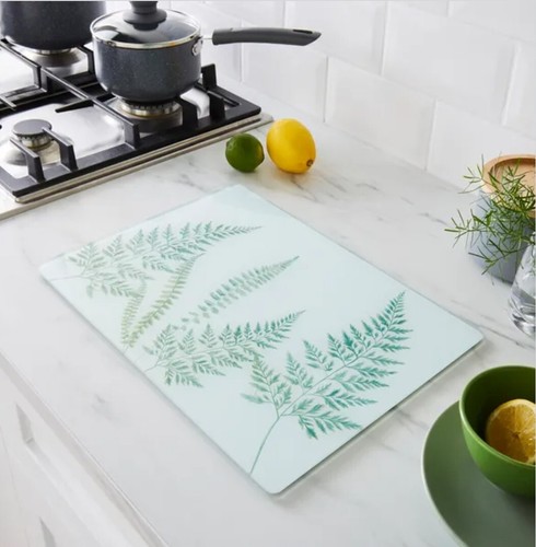Large leaf pattern glass - large,