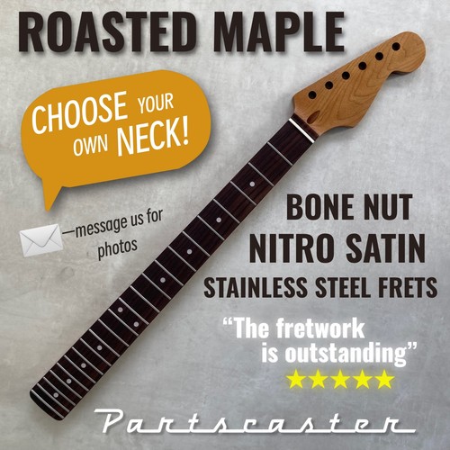 Roasted maple rosewood neck - maple,
