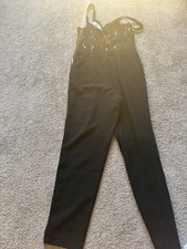 Warehouse Jumpsuit Lace Bodice