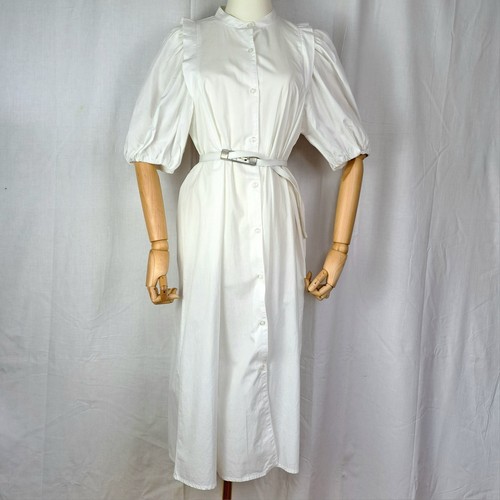 Cute long white dress size - white,