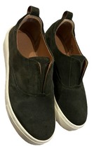 Next emerald khaki green suede