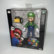 NINTENDO THE SUPER MARIO BROS MOVIE: 5” LUIGI FIGURE W/FLASHLIGHT ACCESSORY NEW