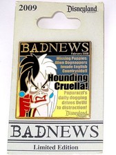 LE Disney Pin Cruella DeVil