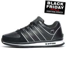 K-Swiss Rinzler Men's Classic Casual Fashion Retro Designer Trainers Black