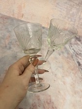 2x Vintage Art Deco Cut