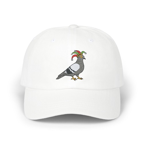 Jester hat pigeon embroidered - jester,