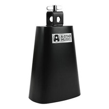 A-Star 6 Inch Metal Cow Bell