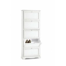 Shoe Cabinet With 5 Flip Doors
