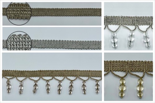 Designer shaped beaded trim - designer,