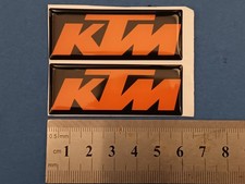 KTM Gel Stickers Decals Domed