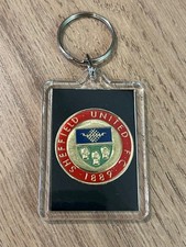 Vintage 1970’s Esso Foil team badge keyring handmade  Sheffield United