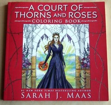 A Court of Thorns and Roses Coloring Book Sarah J. Maas ACOTAR 2017 1st print