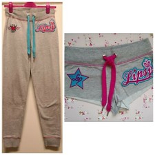 Lipsy London grey tracksuit bottoms shorts size XS