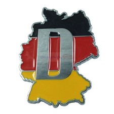 Germany DE Deutschland Land Metal Hood Front Grille Grill Badge Emblem For Audi 