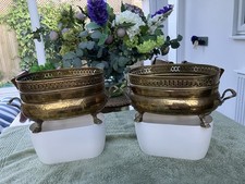 A Beautiful pair of Brass Jardinières 
