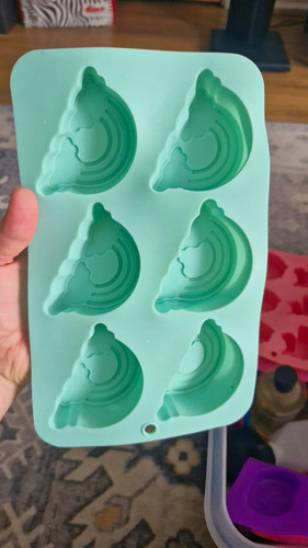 Silicone rainbow bar soap - silicone,