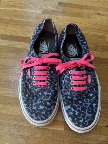 Vans authentic purple - authentic, leopard