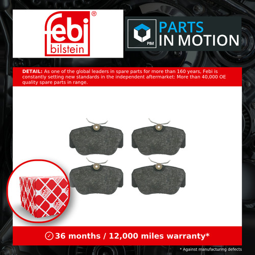 Brake pads set fits - brake,