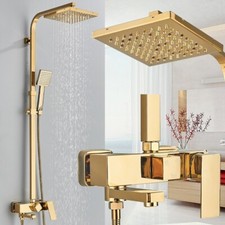Modern Gold Exposed Bathroom