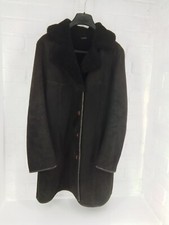 Ladies Sheepskin Coat Of Street Somerset,  Black Size M