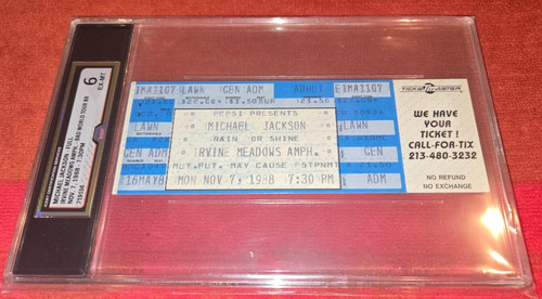 Vintage full concert ticket - full,