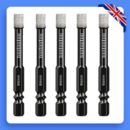6mm dry diamond drill - 5x,
