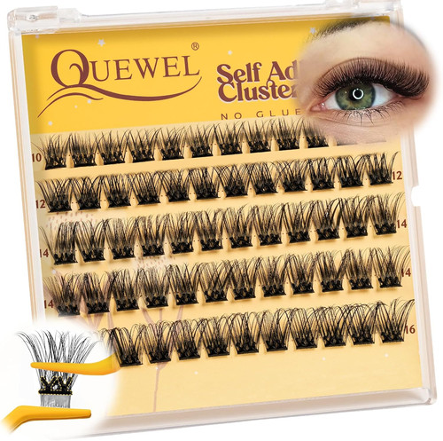 Pre glued eyelashes natural - eyelashes,