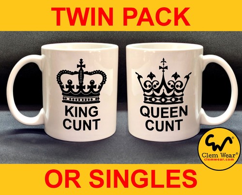 Mug king queen rude - mug,