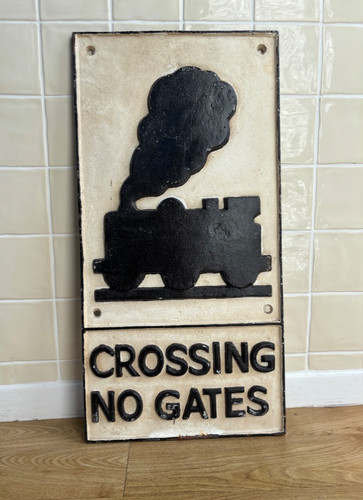 Vintage cast iron road - iron,