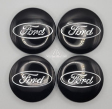 SET OF 4 BLACK & SILVER 54mm