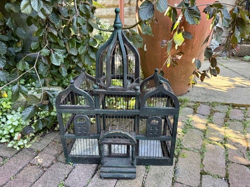 Vintage extra large bird - , cage