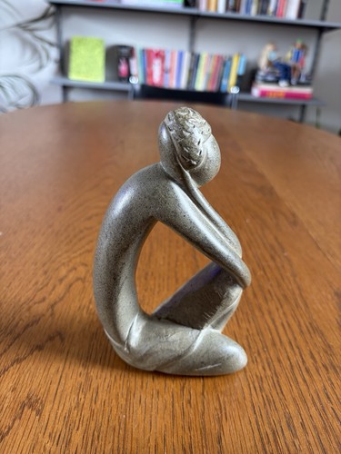 African carved soapstone - carved,