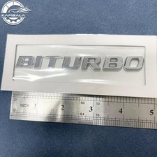 Gloss Chrome For Alpina Biturbo Letter Car Trunk Emblem Badge Sticker Replace 1x