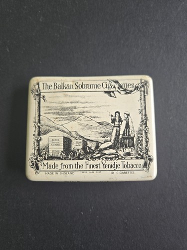 Sobranie tobacco tin - tobacco,