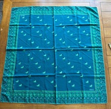 Vintage Gucci Scarf 100% Silk Made In Italy Authentic