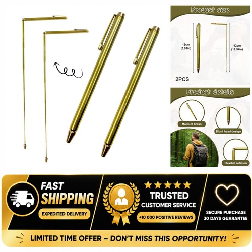 Copper dowsing rods - dowsing,