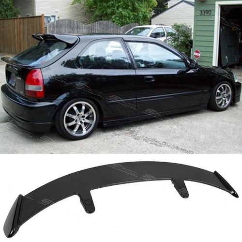 Carbon fiber rear roof - carbon,