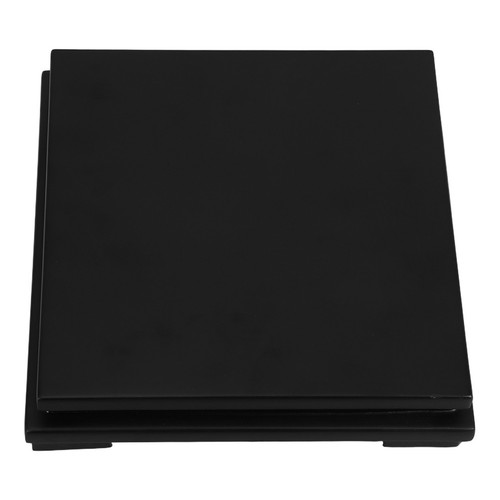 Black wooden display pedestal - wooden,