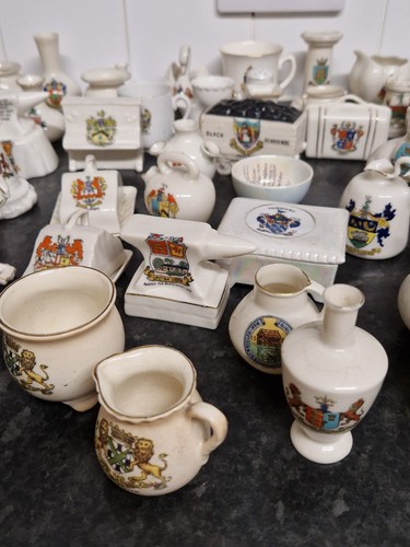 Job lot antique - lot, crested